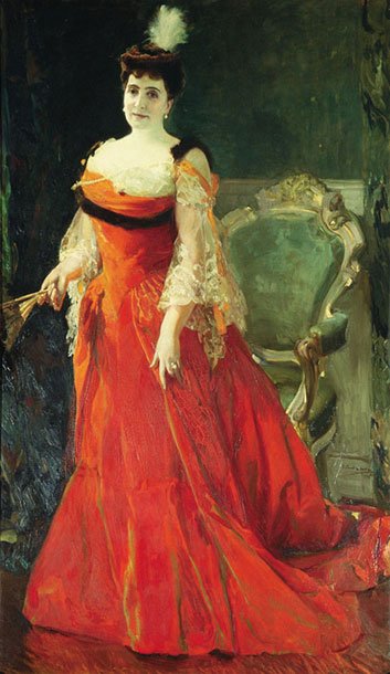 Josefina de Alvear de Errazuriz by Joaquín Sorolla